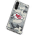 NFL Kansas City Chiefs Camo Galaxy S24 FE Clear Case